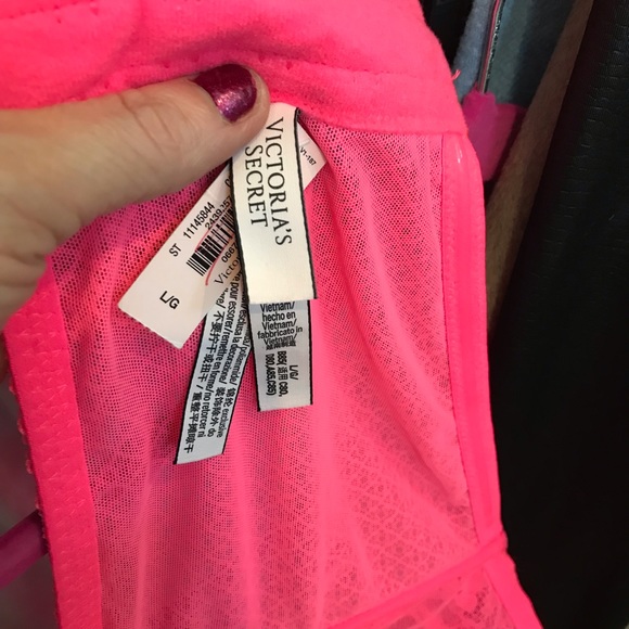 NWT Victorias Secret Dream Angels Corset Bustier Strapless Hot Pink Lace & Mesh - Picture 11 of 16